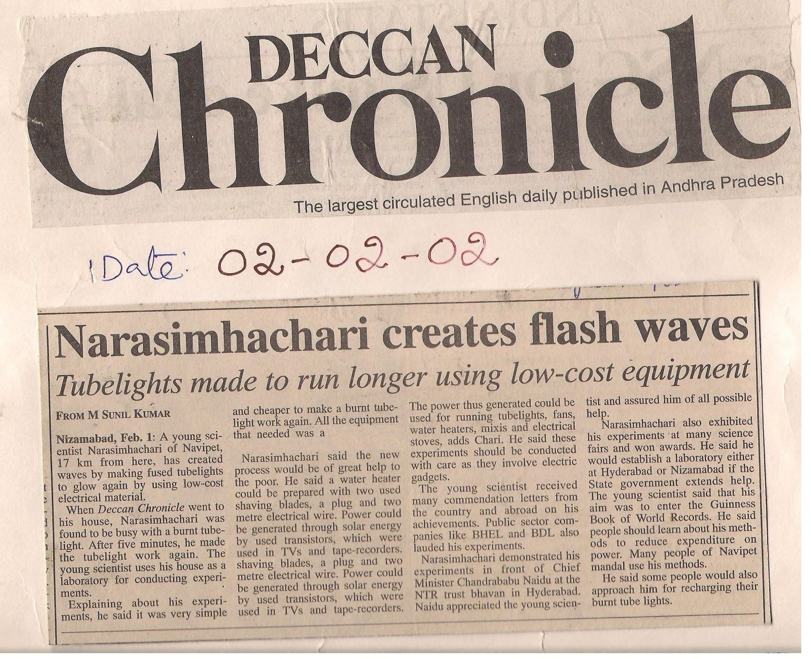 dd006 My Article in Deccan Chronicle English News Paper Main Edition dd006 My Article in Deccan Chronicle English News Paper Main Edition